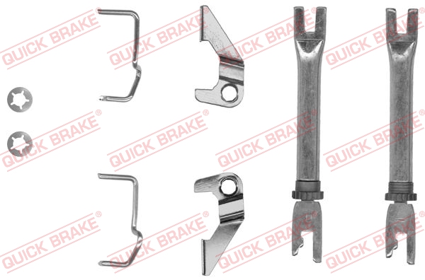 QUICK BRAKE 102 53 014 Kit dispositivo di registrazione, freno a tamburo